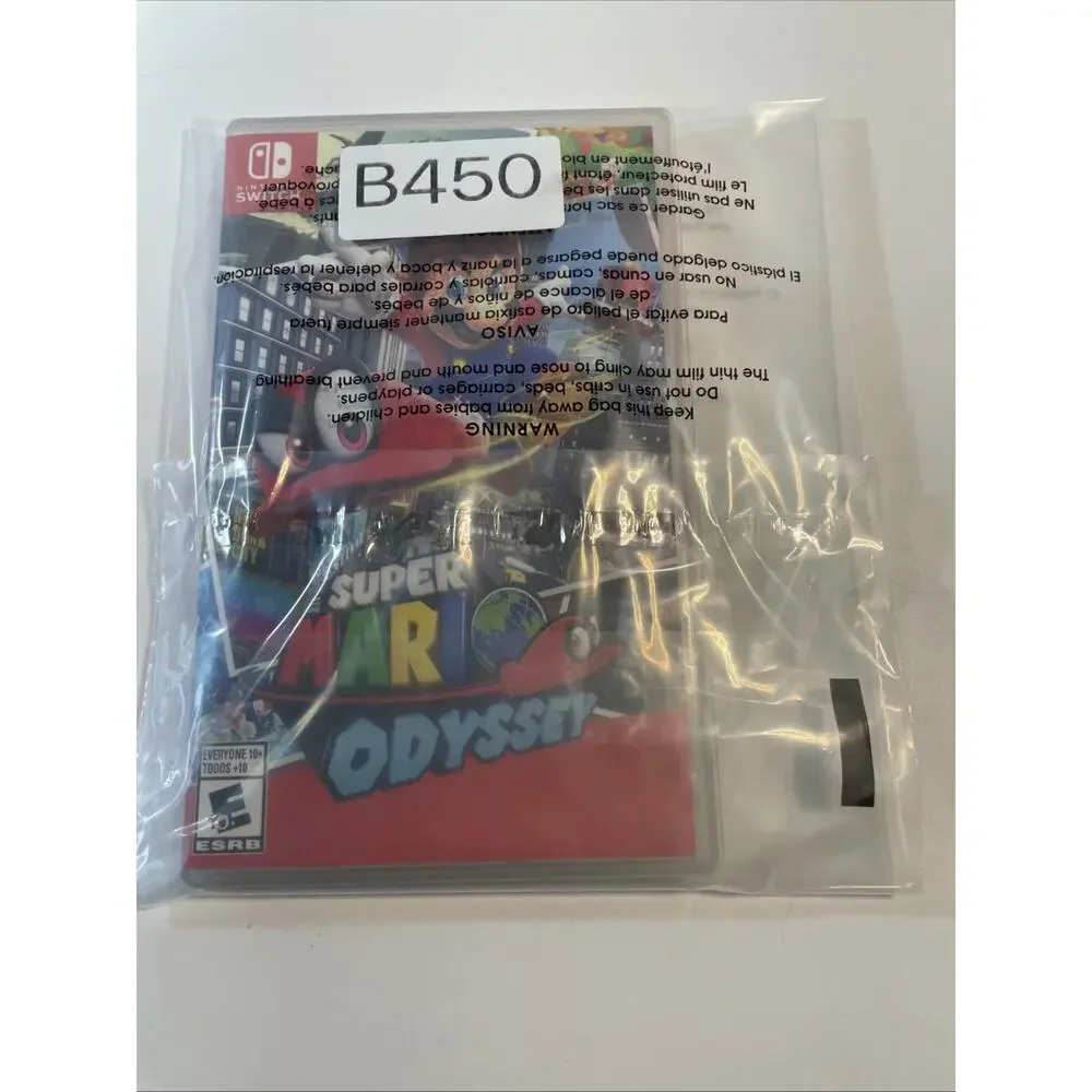 Super Mario Odyssey, Nintendo Switch Replacement Case ONLY No Game Cartridge